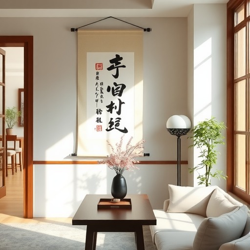 书法艺术如何提升家居美学？客厅字画布置指南-窗帘视界