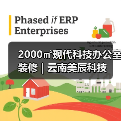 2000㎡现代科技办公室装修 | 云南美辰科技（图4）