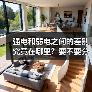 强电和弱电之间的差别究竟在哪里？要不要分开布线（图2）