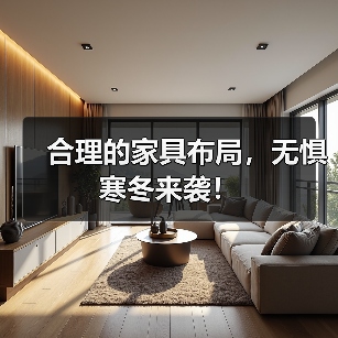 合理的家具布局，无惧寒冬来袭！（图3）