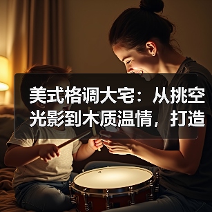 美式格调大宅：从挑空光影到木质温情，打造治愈系高级生活场（图4）