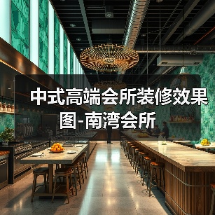 中式高端会所装修效果图-南湾会所(图2) 中式高端会所装修效果图-南湾会所(图2)