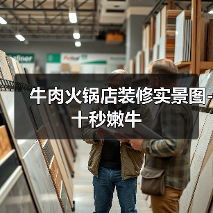 牛肉火锅店装修实景图-十秒嫩牛（图2）