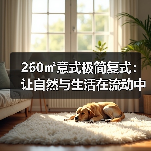 260㎡意式极简复式：让自然与生活在流动中相拥（图4）
