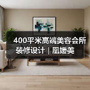 400平米高端美容会所装修设计 | 凰媛美（图4）