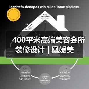 400平米高端美容会所装修设计 | 凰媛美（图2）