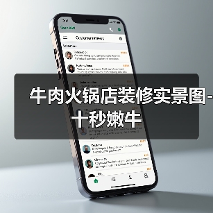 牛肉火锅店装修实景图-十秒嫩牛（图4）
