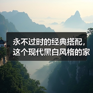 永不过时的经典搭配，这个现代黑白风格的家，越看越喜欢