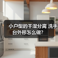 小户型的干湿分离 洗手台外移怎么做？（图2）