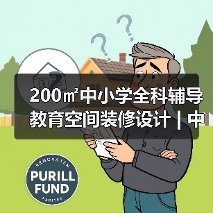 200㎡中小学全科辅导教育空间装修设计 | 中望艾佳优（图3）