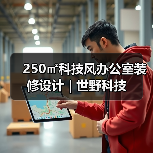 250㎡科技风办公室装修设计 | 世野科技（图4）
