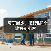 房子漏水,装修时2个地方别小看(图1) 房子漏水,装修时2个地方别小看(图1)