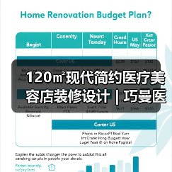 120㎡现代简约医疗美容店装修设计 | 巧曼医疗美容（图4）