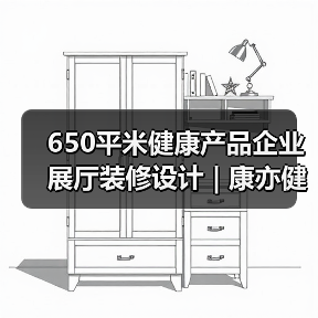 650平米健康产品企业展厅装修设计 | 康亦健集团