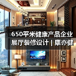 650平米健康产品企业展厅装修设计 | 康亦健集团（图2）