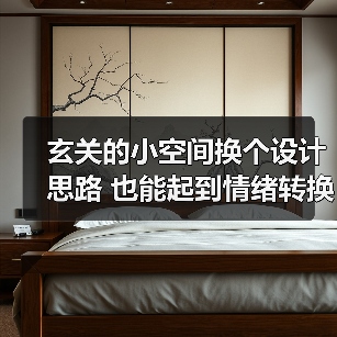 玄关的小空间换个设计思路 也能起到情绪转换与出入整装的作用（图4）