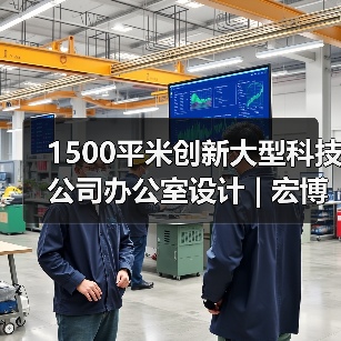 1500平米创新大型科技公司办公室设计 | 宏博伟智（图4）