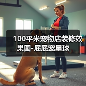 100平米宠物店装修效果图-屁屁宠星球(图3) 100平米宠物店装修效果图-屁屁宠星球(图3)