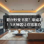 阳台秒变书房？零成本！5大神器让你宅家办公效率翻倍，阳光满屋爽到爆！（图4）