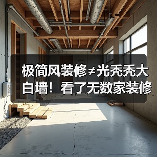 极简风装修≠光秃秃大白墙！看了无数家装修，发现：4个精髓，打造高级感（图3）
