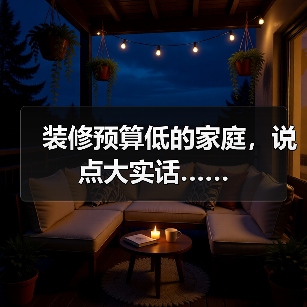 装修预算低的家庭，说点大实话……（图4）