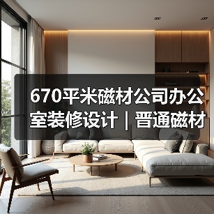 670平米磁材公司办公室装修设计 | 晋通磁材(图1) 670平米磁材公司办公室装修设计 | 晋通磁材(图1)