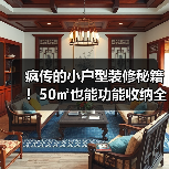 疯传的小户型装修秘籍！50㎡也能功能收纳全拿捏