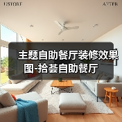 主题自助餐厅装修效果图-拾荟自助餐厅（图2）