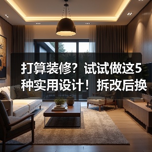 打算装修？试试做这5种实用设计！拆改后换新家！（图2）