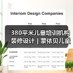 380平米儿童培训机构装修设计 | 蒙依贝儿童之家（图3）