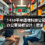1450平米通信科技公司办公室装修设计 | 君鉴科技(图2) 1450平米通信科技公司办公室装修设计 | 君鉴科技(图2)