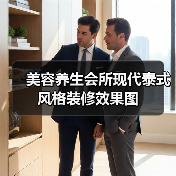 美容养生会所现代泰式风格装修效果图（图2）