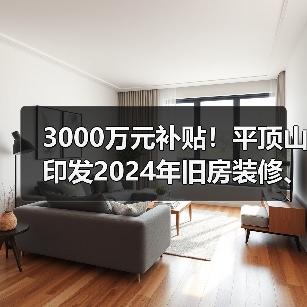 3000万元补贴！平顶山印发2024年旧房装修、厨卫等局部改造消费补贴实施细则（图2）