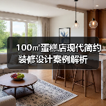 100㎡蛋糕店现代简约装修设计案例解析（图3）