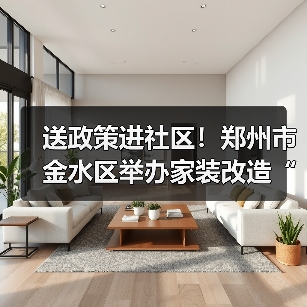 送政策进社区！郑州市金水区举办家装改造“焕新”活动（图2）