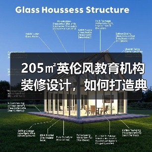 205㎡英伦风教育机构装修设计，如何打造典雅教学空间？（图2）