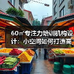 60㎡专注力培训机构设计：小空间如何打造高效学习环境？（图4）