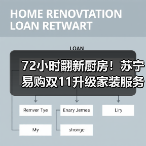 72小时翻新厨房！苏宁易购双11升级家装服务（图3）