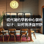 现代简约早教中心装修设计：如何营造自然舒适学习空间？