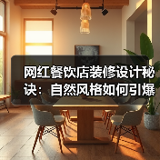 网红餐饮店装修设计秘诀：自然风格如何引爆年轻市场？