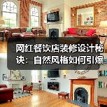 网红餐饮店装修设计秘诀：自然风格如何引爆年轻市场？（图2）