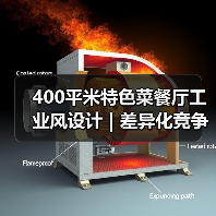 400平米特色菜餐厅工业风设计 | 差异化竞争力打造秘诀