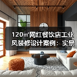 120㎡网红餐饮店工业风装修设计案例：实景图解析（图4）