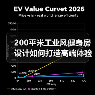 200平米工业风健身房设计如何打造高端体验（图3）