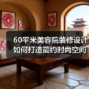60平米美容院装修设计如何打造简约时尚空间？（图3）