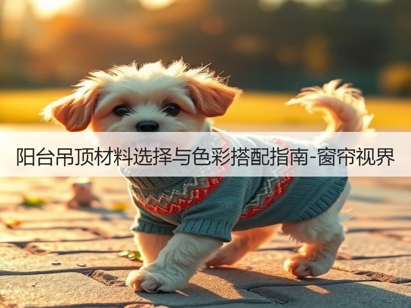 阳台吊顶材料选择与色彩搭配指南-窗帘视界