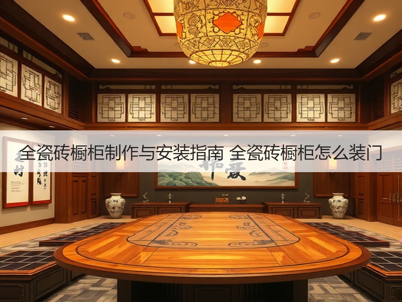 全瓷砖橱柜制作技巧与胶黏剂选择指南-窗帘视界
