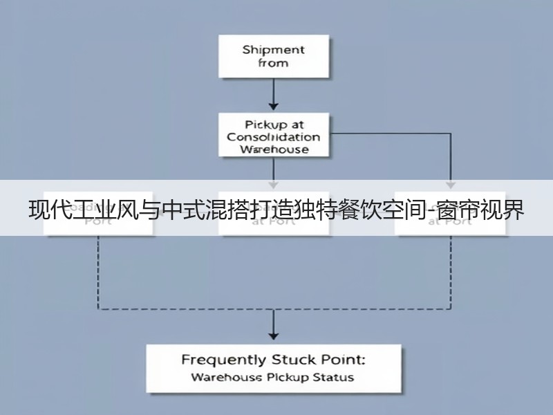 现代工业风与中式混搭打造独特餐饮空间-窗帘视界