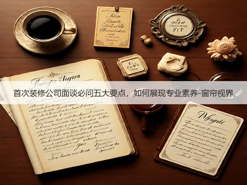 首次装修公司面谈必问五大要点，如何展现专业素养-窗帘视界