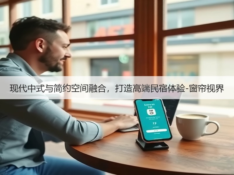 现代中式与简约空间融合，打造高端民宿体验-窗帘视界